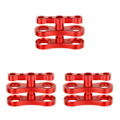 Miniatyrbilde 2 av 5: 1/2/3 Aluminium Standard 1 Kuleklemme for Undervannsdykking Grå 7,01 x 4,50 cm [GKS] gray 2.76 x 1.77 Inch 1Set
