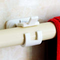 Miniatyrbilde 5 av 5: 4 stk Hengestang endeklips, Dusjgardinstang Hengerstang klips, Håndkleholder