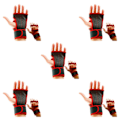 Miniatyrbilde 1 av 5: 1/2/3/5 2 stk Lette og pustende treningshansker i skinn for Red S Red S 5Set