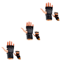 Miniatyrbillede 4 af 5: Diorama Miniature Malet Figur Harpiks Model Tog Bygning Skrivebord Dekoration Stil 4 Black L 3Set