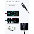 Pikkukuva 3 / 7: 2 in 1 Kello- ja puhelin USB-latauskaapeli Type C -kaapeli magneettinen latausjohto