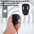 Miniatyrbillede 8 af 8: Vandtæt PTT håndholdt mikrofonhøjttalermikrofon passer til Yaesu Vertex VX‑6R VX‑7R