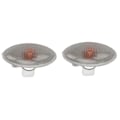 Miniatyrbillede 5 af 8: 2 stk. LED Sidemarkeringslys Stærk 12V 632574 Sideblinklys Udskiftning til Peugeot 206 407 607 0.1