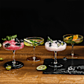 Miniatyrbillede 3 af 4: Margaritaglas, håndblæst cocktailglas til hjemmet og fester