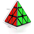 Pikkukuva 4 / 5: Pyraminx Nopeuspalapeli Kuutio 3x3, Kolmiomainen Pyramidi Taikakuutio