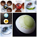 Miniatyrbillede 3 af 5: 3D Chokoladeform Polycarbonat Form Tykke Former Kap 36 holes