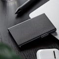 Miniatyrbild 2 av 4: Grå Plånbok för Män Kreditkortshållare RFID-Blockering Pop Up [GKS]