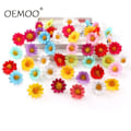 Miniatyrbillede 6 af 8: 100 stk. 2,5 cm Mini Tusindfryd Dekorativ Blomst Kunstige Sideblomster Festdekoration Boligindretning