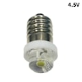 Miniatyrbild 1 av 5: 3/4,5/6V 0,5W Glödlampslampa 6000K Vit LED E10 Sockel 4.5V