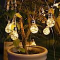 Pikkukuva 5 / 5: Kuparilangan valosarja 4m 10 LED:tä Fe-valo Paristokäyttöinen Puutarha