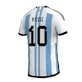 Miniatyrbilde 1 av 2: VM 2022 Ny Argentina-drakt Nr. 10 Messi L