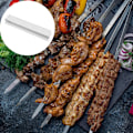 Miniatyrbild 7 av 7: Kebabtillverkare Spett, 28 cm lång pressform Kabab Maker Press