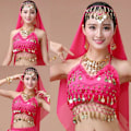 Miniatyrbilde 9 av 10: Bellydance BH-topp ROYAL BLÅ Royal blue