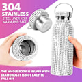 Miniatyrbillede 2 af 5: Termokande, Glitter Vandflasker, Bling Vandflaske Rustfrit Stål Termo 2