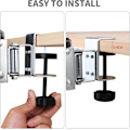 Miniatyrbillede 6 af 6: Ergonomisk Armlæn til Skrivebord, 180° Roterbar Håndledsstøtte, E