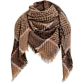Miniatyrbild 1 av 4: Damscarf Höst Vinter Klassisk Fransad Rutig Scarf Varm Mjuk Tjock Stor Rutig Sjal Halsdukar Cirkelscarf (Kaffe)