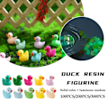 Miniatyrbillede 3 af 11: 100-300 stk. Mini Resin Ænder, Miniature Figurer til Eventyrhaver RandomS 100