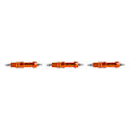 Miniatyrbillede 5 af 5: 1/2/3/5 Aluminium Legering Bowfishing Flue Fiskestang Hjul Mount Hjul Orange 21x3.5x3.5cm[GKS] Orange 21x3.5x3.5cm 3Set