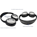 Miniatyrbillede 4 af 5: Udskiftningsørepropper til QC15/QC2 og V2 hovedbøjlepude til QC15/QC2, kompatibel med Bose QuietComfort 15 (QC15) og Bose Quiet【GKS】