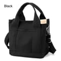 Lærredstaske med flere lommer [GKS] Black