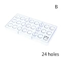 Miniatyrbillede 1 af 5: 3D Chokoladeform Polycarbonat Form Tykke Former Kap 24 holes