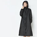 Miniatyrbillede 4 af 5: Trendy vindjakke regnjakke, let og åndbar, ensfarvet sort black XL
