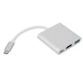 Pikkukuva 1 / 11: 3-in-1 Type C -telakointiasema USB 3.0 -telakointiasema USB C -keskitin tietokoneelle ja kannettavalle tietokoneelle