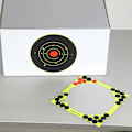 Miniatyrbilde 5 av 5: 50x Skyteblink Fluorescerende Gule Reaktive Sprut Selvklebende Papirblink 203x203mm