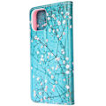 Miniatyrbillede 5 af 5: PU Læder Wallet Case med Kortlommer og Magnetisk Knap Cover til Iphone 12 Pro