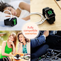 Pikkukuva 3 / 5: Apple Watch -laturi [Apple MFI -sertifioitu] Nopea langaton magneettinen
