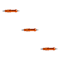 Miniatyrbillede 4 af 5: 1/2/3/5 Aluminium Legering Bowfishing Flue Fiskestang Hjul Mount Hjul Orange 21x3.5x3.5cm[GKS] Orange 21x3.5x3.5cm 3Set