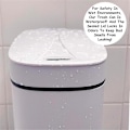 Miniatyrbilde 5 av 5: Automatisk Smart Søppelbøtte 3.2 Gallon Med Berøringsfri Bevegelsessensor Og Anti, På Bad, Toalett, K