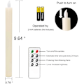 Miniatyrbilde 2 av 5: 6-pakning batteridrevne LED-lys med fjernkontroll og timer, ekte W