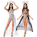 Miniatyrbilde 3 av 5: Halloween slangehode spenne antikk gresk mytologi Medusa perfor