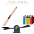Miniatyrbillede 2 af 5: Lighter Elektrisk Lighter Lighter Genopladelig USB Lighter