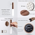 Miniatyrbillede 3 af 4: Kreativ moderne simpel smart sensor lampe led opladning natlampe