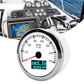 Miniatyrbillede 9 af 10: RPM Omdrejningstæller 3 i 1 Multifunktionelt Marinetilbehør til Biler Både 9‑32V DC