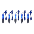 Miniatyrbillede 1 af 5: 5 stk. store tykke kuglepenne, tykke tunge vægtede penne, store brede grebspenne til Parkinsons arthritis - Blue