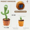 Miniatyrbilde 4 av 8: Kaktusleker som lærer å snakke, synge, danse, svinge, plysjleker, pedagogiske leker Dancing Cactus