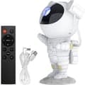 Miniatyrbilde 2 av 8: Nattlampe - Stjerneprojektor med LED-lampe - Astronaut