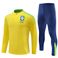 Miniatyrbillede 1 af 2: 2425 Ny halvlås fodbold træningstøj efterår vinter sæt til voksne og børn Brasilien/Gul Brasilien/Gul qd Brasilien/Gul Brasilien/Gul Brazil/Yellow 12