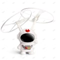 Miniatyrbillede 1 af 7: Svævende Lysende Flyvende Robot Astronaut Legetøjsfly Håndstyret Drone Interaktiv med Lys Udendørs Legetøj til Børn Gave White