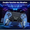 Miniatyrbillede 4 af 9: Trådløs PS4 Game Controller Bluetooth 2.1 Gamepad PS4 PC Computer Spillekonsol [GKS] Black