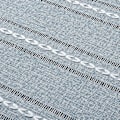 Miniatyrbilde 3 av 4: Bordduk 100x140 cm blå, stripet jacquard-utskjæring, rynkebestandig vaskbar rektangulær duk 100*140cm