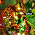 Miniatyrbild 2 av 5: PU vävd väska Satchel Cloud Mini läder clutchväska Green