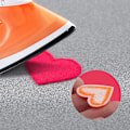 Miniatyrbillede 3 af 5: 20 stk. stryge-på mini patches farverige hjerte mini patches til tøj