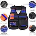 Miniatyrbild 3 av 5: 2 Taktiska Väst Jacka Set Nerf N-Strike Elite Set, Nerf Väst för Barn, Taktisk Väst, Nerf Tillbehör Set Taktisk Väst för Barn med 80 pilar refill