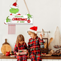 Miniatyrbillede 2 af 7: Julekalender Træskilt - Slikkepinde Jule Nedtælling Væghængende Julepynt til Julebørn Familie Venner Gave