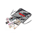 Miniatyrbillede 4 af 5: Zadigvoltaire Damväska Læder Messenger Bag Dame Axelväska Med Strass Lynlås White