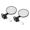 Miniatyrbillede 5 af 8: 2 stk. Motorcykel Modificerede Foldbare Styr Spejle Reflekterende Sidespejle 22mm 0.4